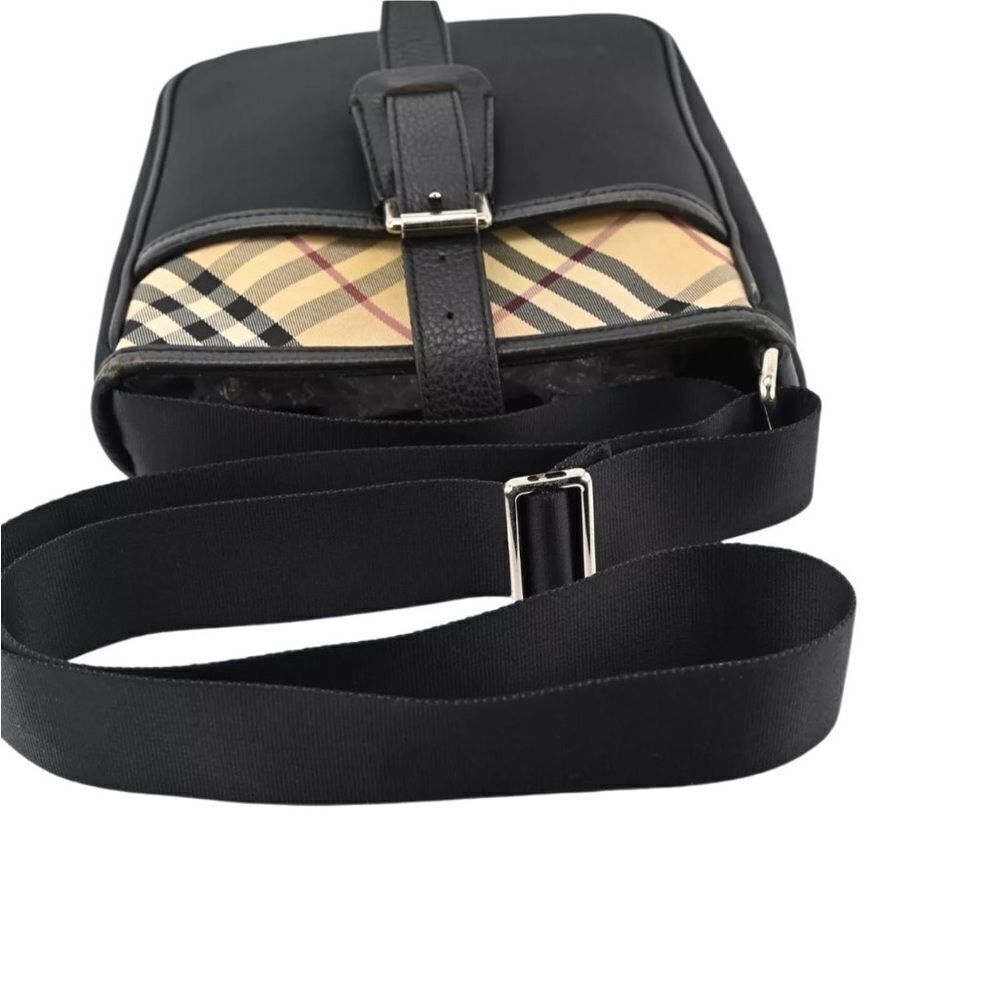 BURBERRY Nova Check Nylon Leather Crossbody Shoulder Bag 💼 - Picture 2 of 14